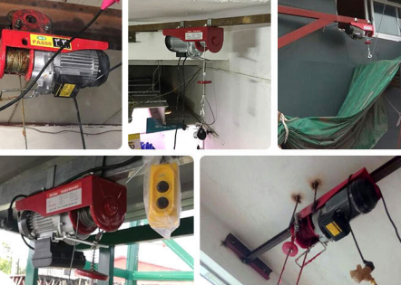 微型電動葫蘆可以懸掛到哪些地方