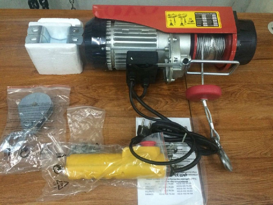 微型電動(dòng)葫蘆裝箱前物件圖